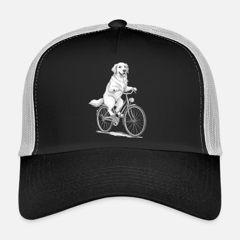 Chien Tailwind Rider à vélo Casquette trucker 