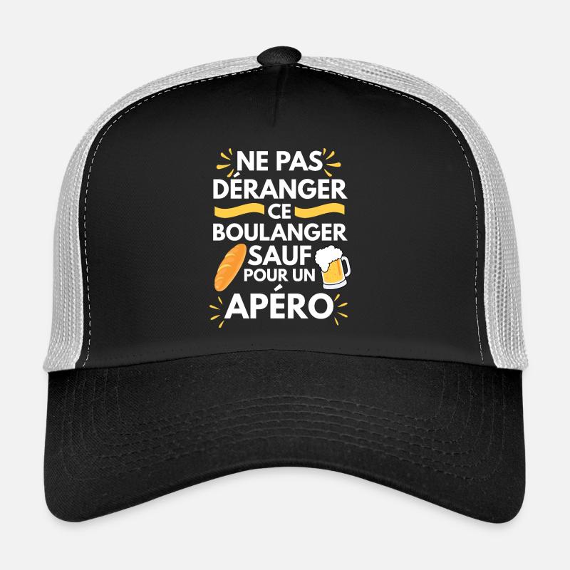 Baker Men's Aperitif Humour Gift Idea Funny Beer Casquette trucker 