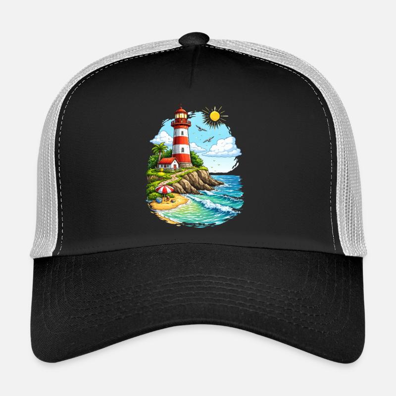 Phare Paradis Côtier Casquette trucker 