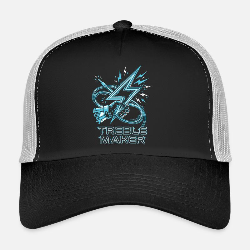 Treble Maker Digital Audio Pun Musician Trucker Cap