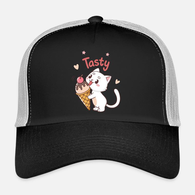 Chat gourmand Tasty Glace Trucker Cap