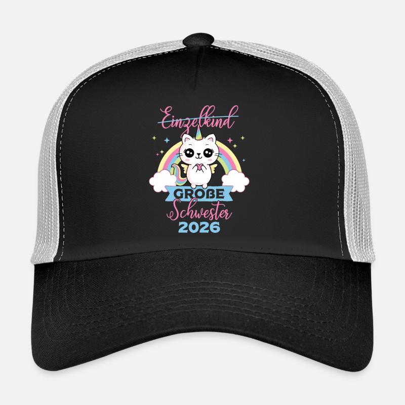 Einzelkind Große Schwester 2026 Schwangerschaft Trucker Cap