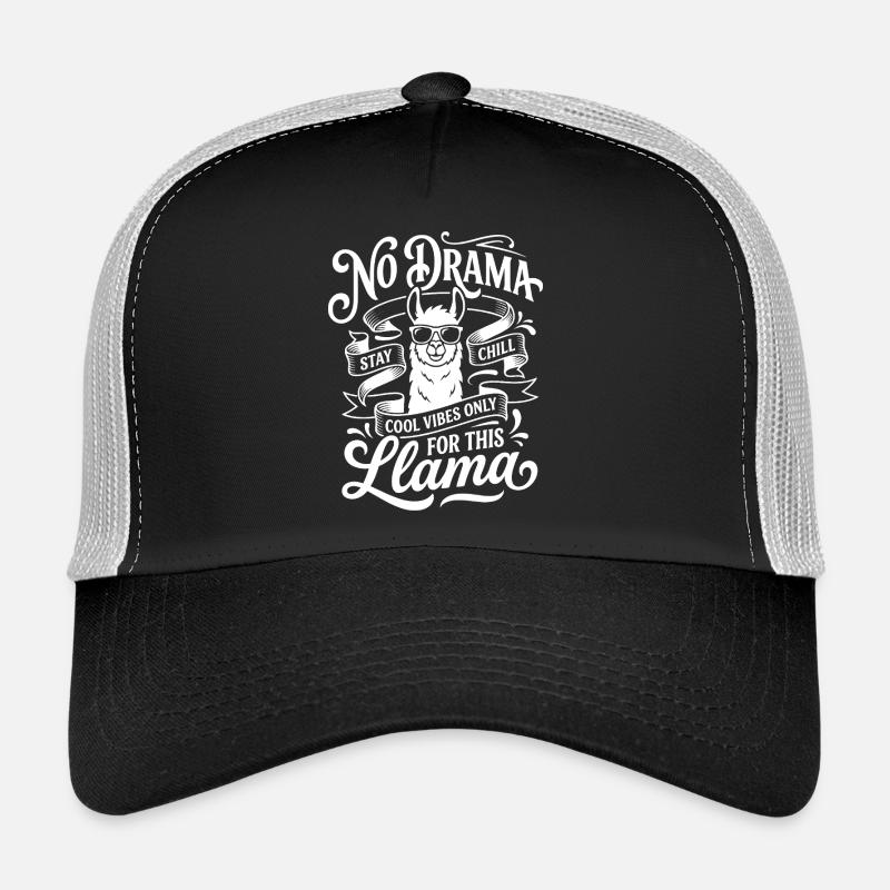No Drama Lama – Chill Vibes Trucker Cap