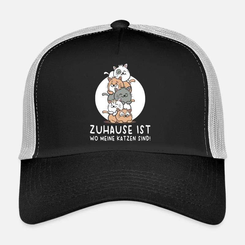 Katze Katzenhalter Katzen Spruch Geschenk  Trucker Cap