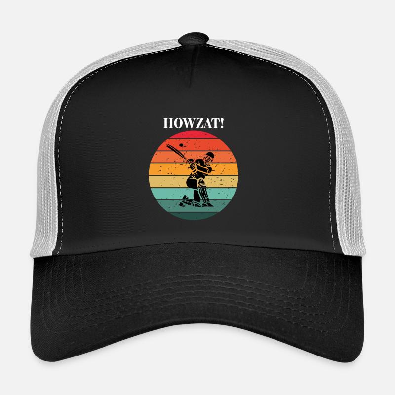 Cricket Batsman at Sunset Trucker Cap
