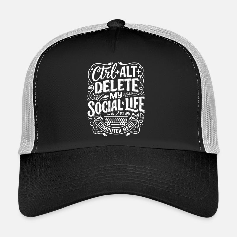Ctrl+Alt+Delete – Computer Nerd Leben Trucker Cap
