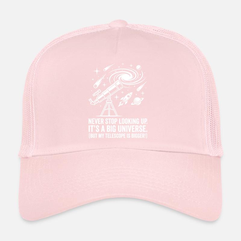 Telescopic dreams in the vast cosmos Trucker Cap