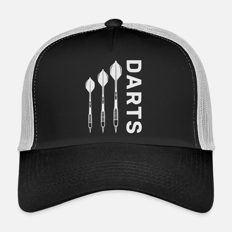 Silhouette des flèches fléchettes Casquette trucker 
