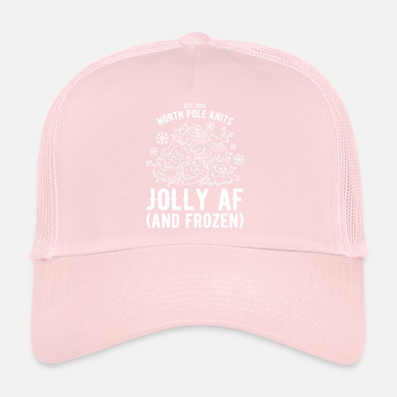 North Pole Knits – Jolly AF Trucker Cap