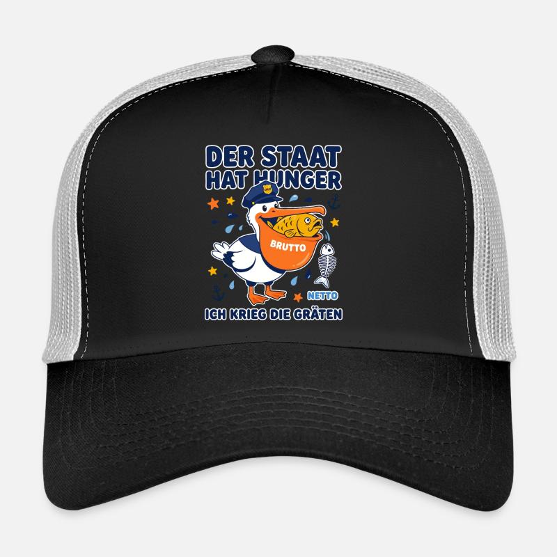 Der Staat Hat Hunger Pelikan Trucker Cap
