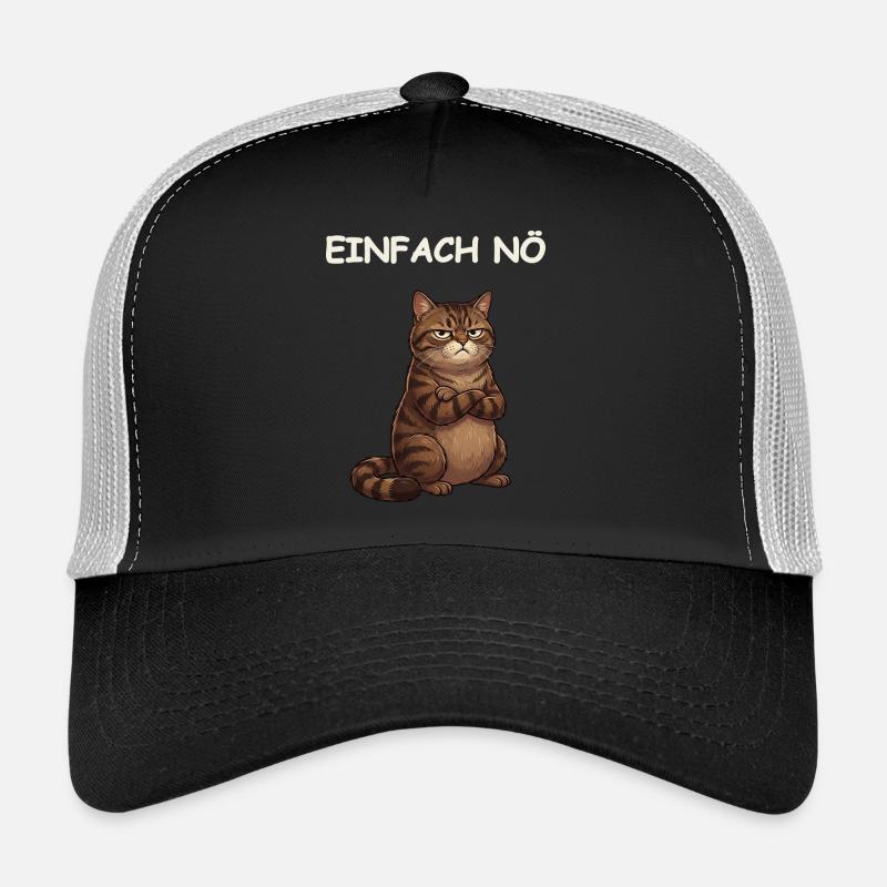 Drôle de dicton de chat Casquette trucker 