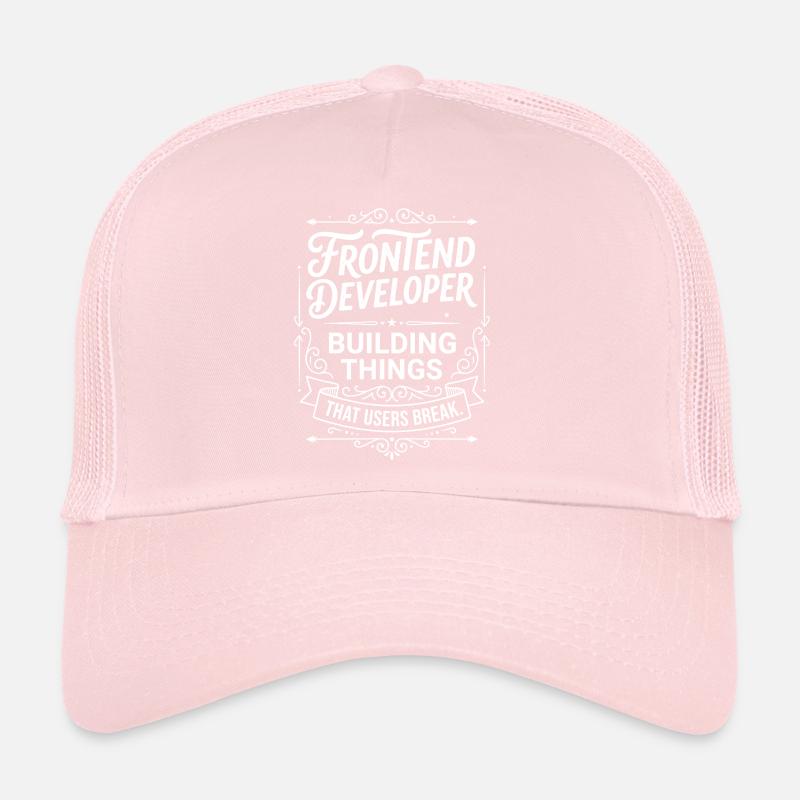 Le développeur frontend construit des choses Casquette trucker 