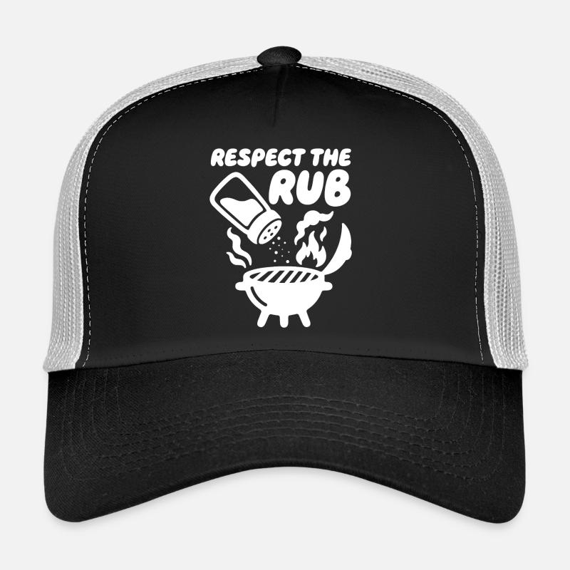 Respectez le barbecue Rub Casquette trucker 