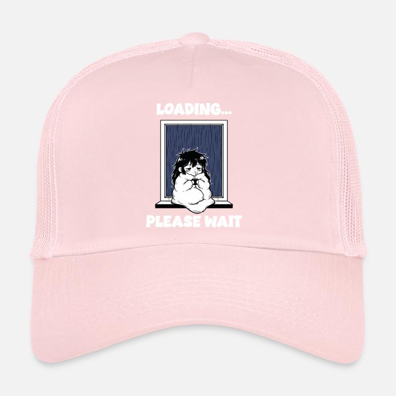 Pluie Loading Please Wait Manga Mood Casquette trucker 