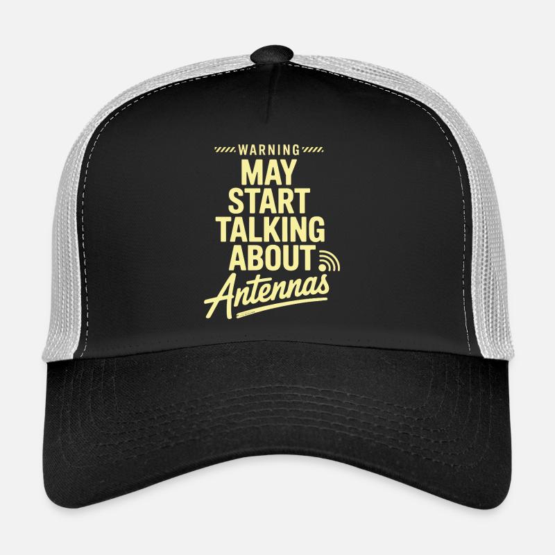 Retro Tech Satire Antenne Gesprächsplakat Trucker Cap