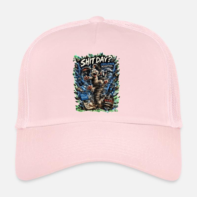 Shitday Challenge Kaninchen Hard Mode Trucker Cap