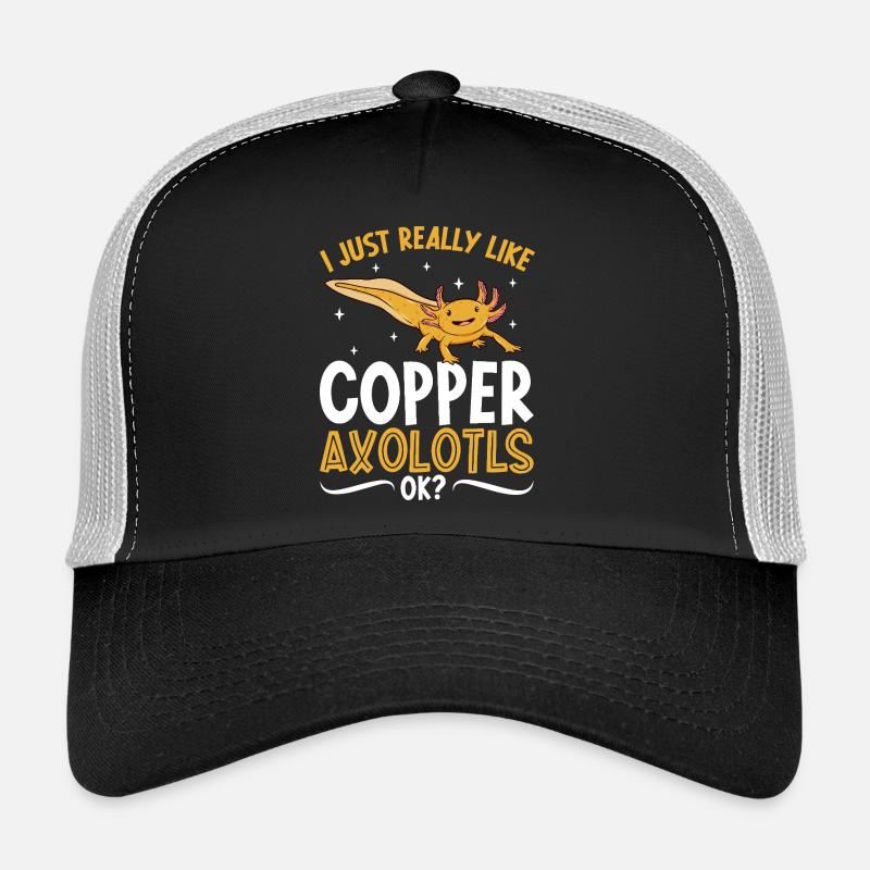 I love my Copper Axolotl Trucker Cap