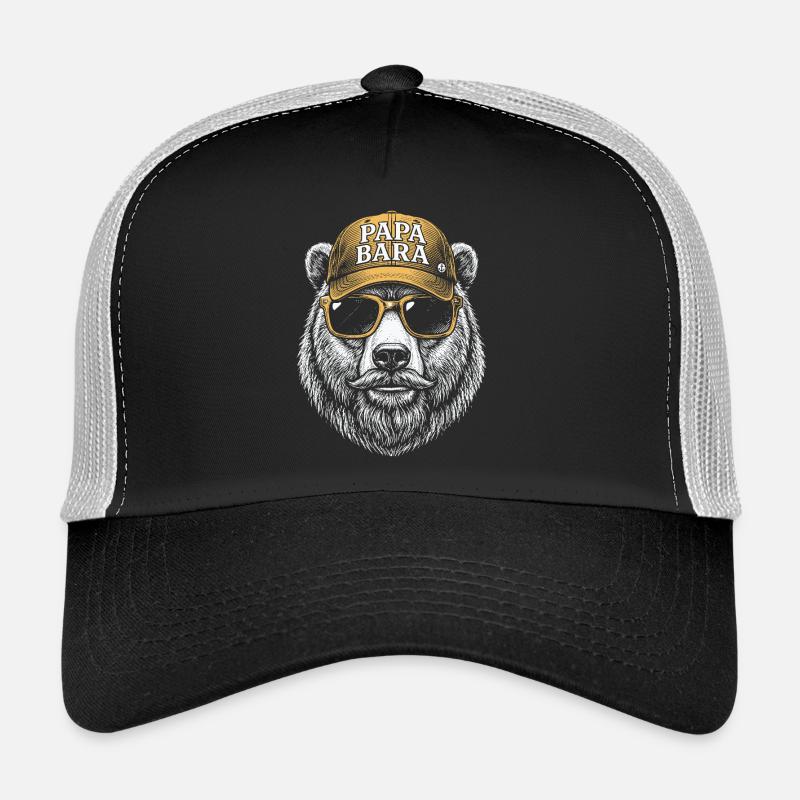 Casquette Hipster Papa Bara Casquette trucker 