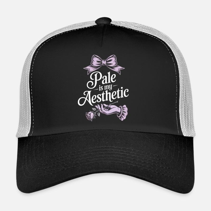 Rose Bow Esthétique Pâle Casquette trucker 