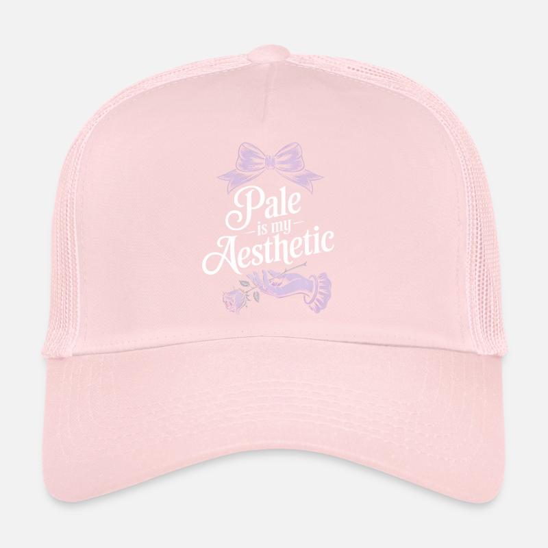 Rose Bow Esthétique Pâle Casquette trucker 