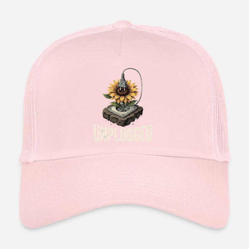 Fleur déconnectée Casquette trucker 