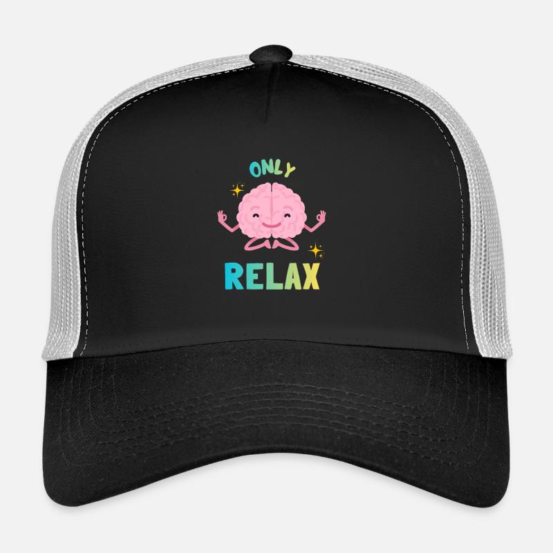 Regenbogen-Zen-Gehirn Trucker Cap