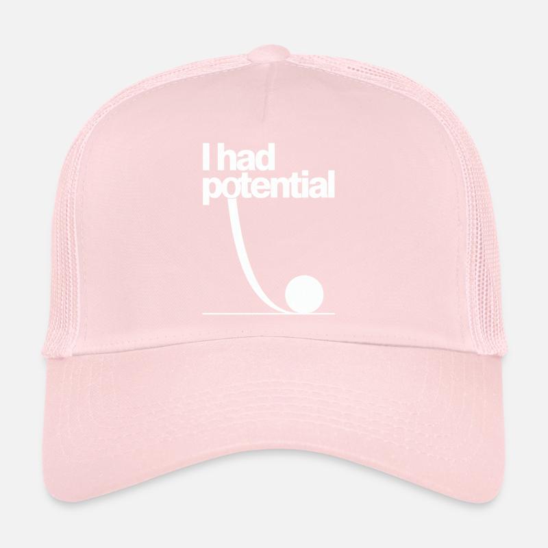 Potentiel se déploie : typographie, graphisme, science Casquette trucker 