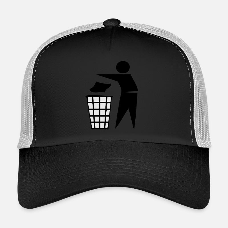 keep tidy - Trucker Cap - Schwarz/Steingrau