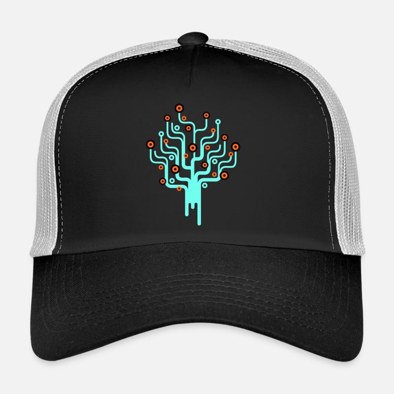 baum2_3f - Trucker Cap - black/stone grey