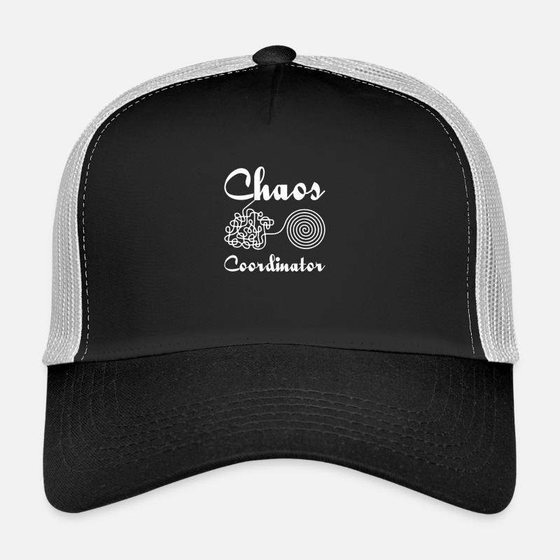 chaos coordinator - Trucker Cap - Schwarz/Steingrau