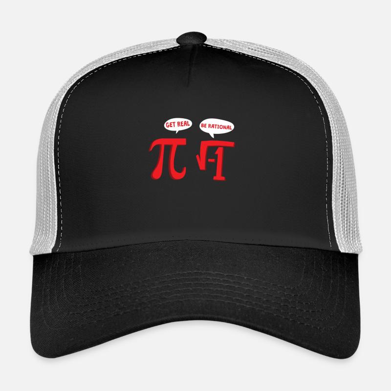 Math Gift Rational Pi School Teacher Plus number Trucker Cap