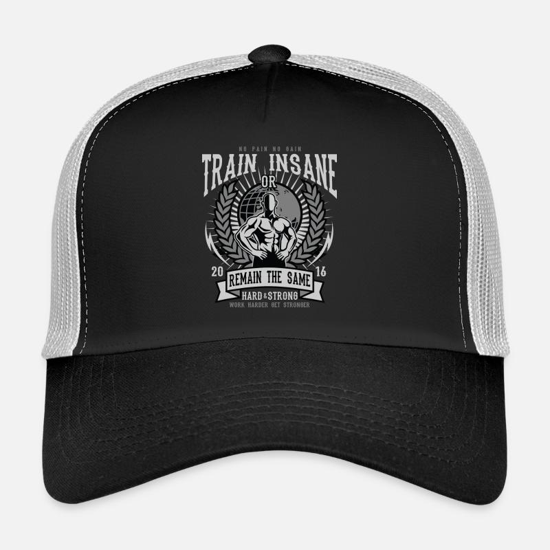 Gym - Trucker Cap - black/stone grey