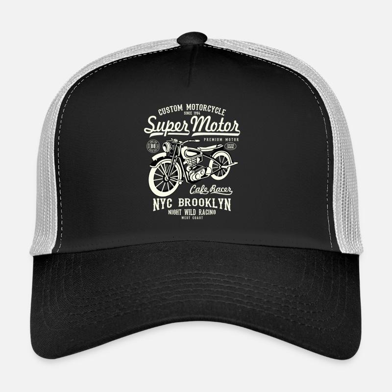 Super Motor Motorrad Trucker Cap
