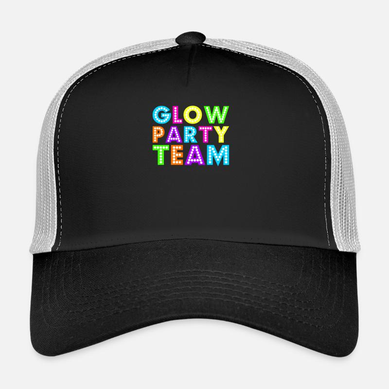 Glow Party Team Casquette trucker 