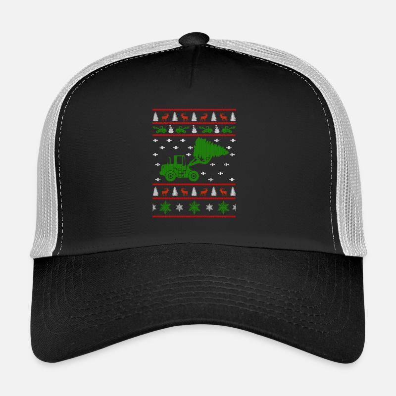 pelle laid cavalier noël Casquette trucker 