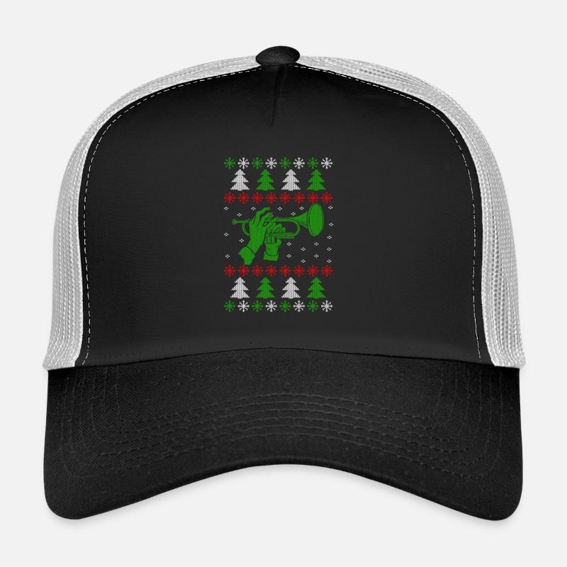 Laid de Noël Jumper trompette Casquette trucker 