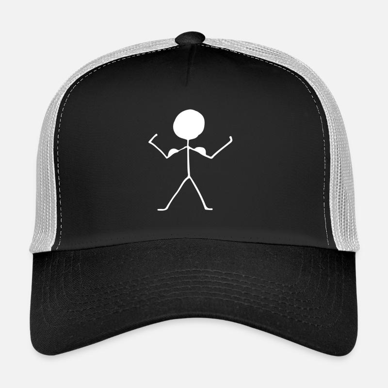 chiffre de bâton Casquette trucker 