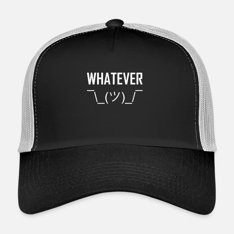 whatever - Trucker Cap - Schwarz/Steingrau