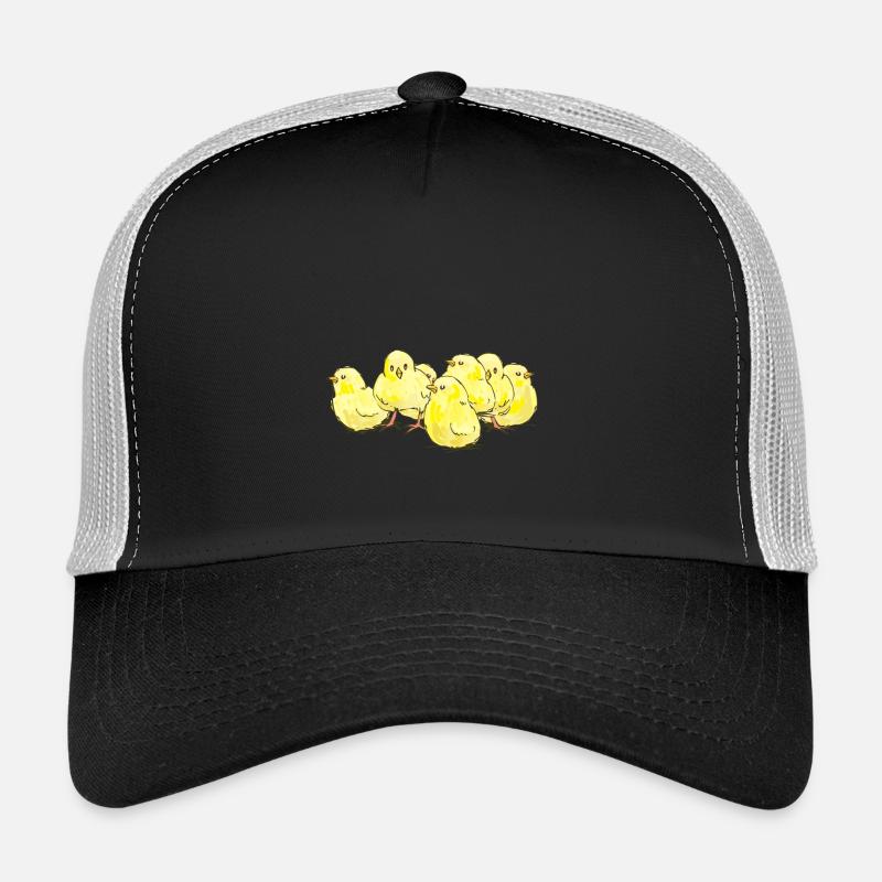 Viele kleine Kücken Das Perfekte Geschenk - Trucker Cap - Schwarz/Steingrau