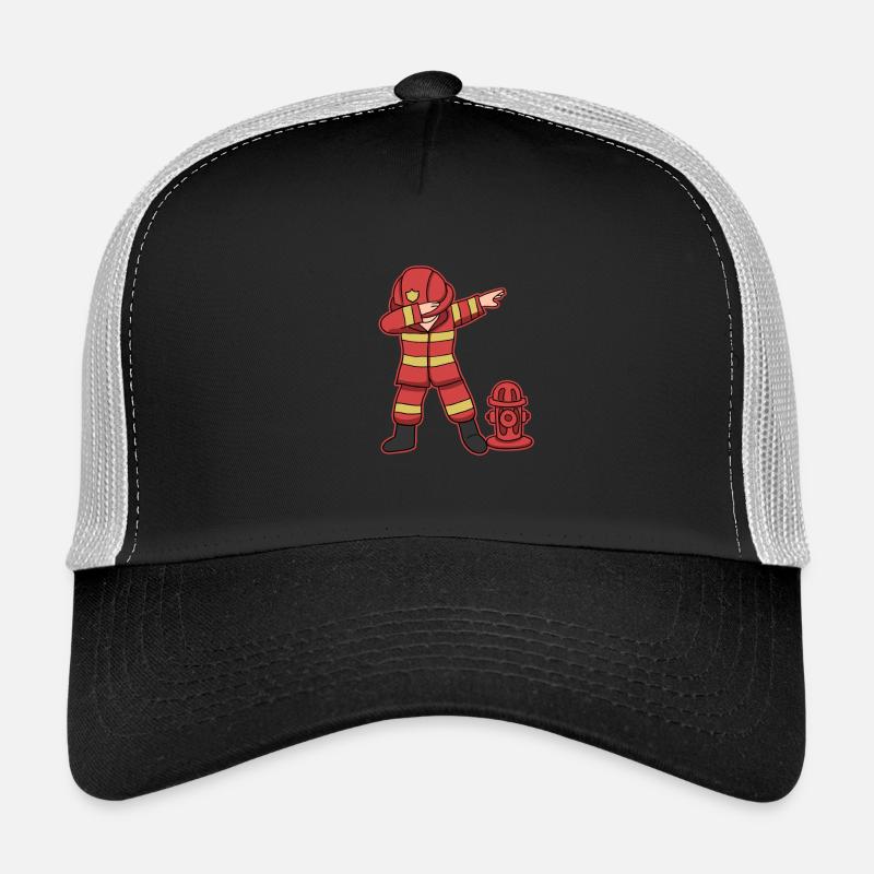 Firefighter Dab - Dabbing Firefighter Trucker Cap