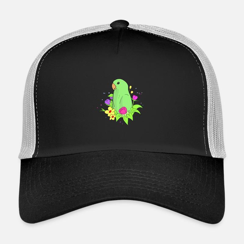 Dwarf Parrot Parakeet Parrots Inseparable Trucker Cap