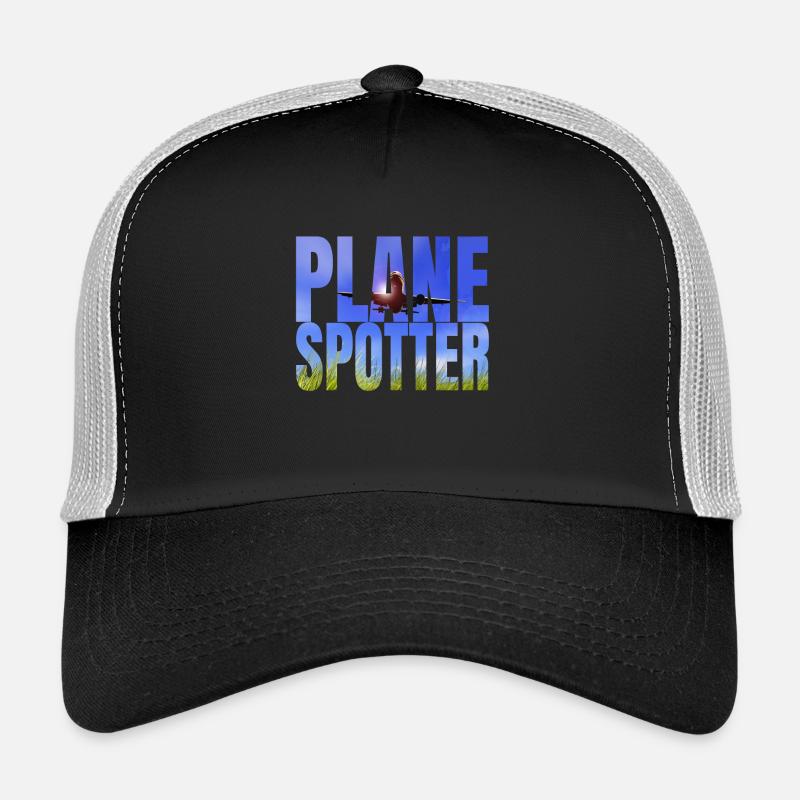 conception avion spotter comme un cadeau Casquette trucker 
