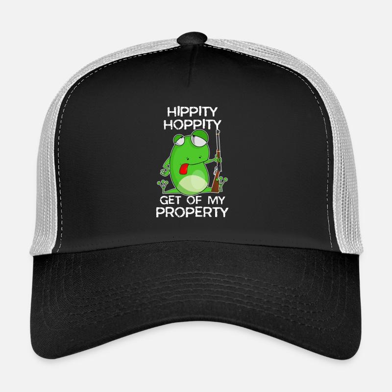 Hippity Hoppity Get Off My Property Trucker Cap