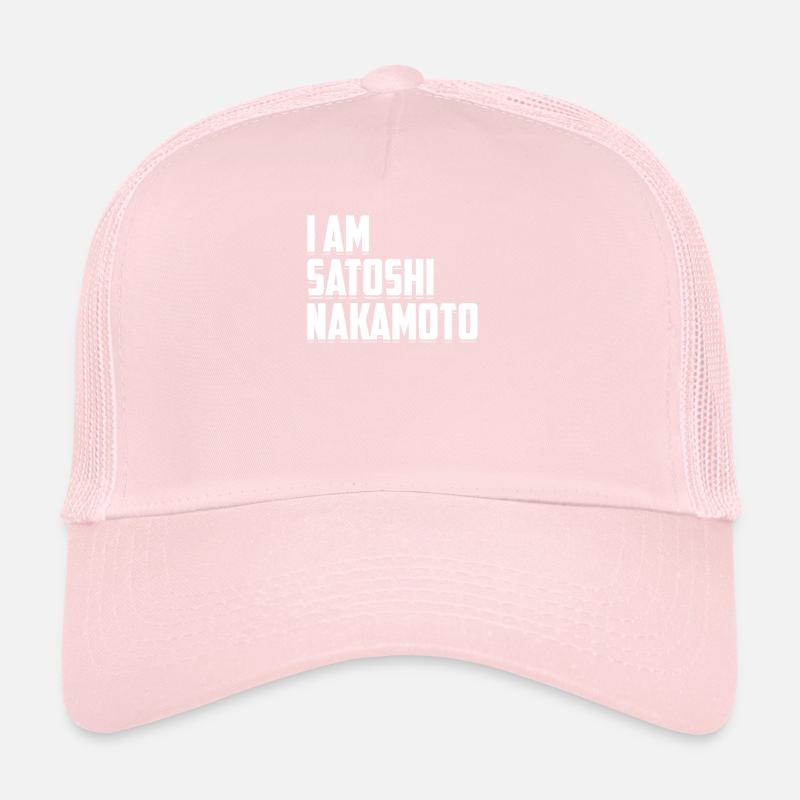 Je Suis Satoshi Nakamoto Bitcoin Devise Numérique Casquette trucker 