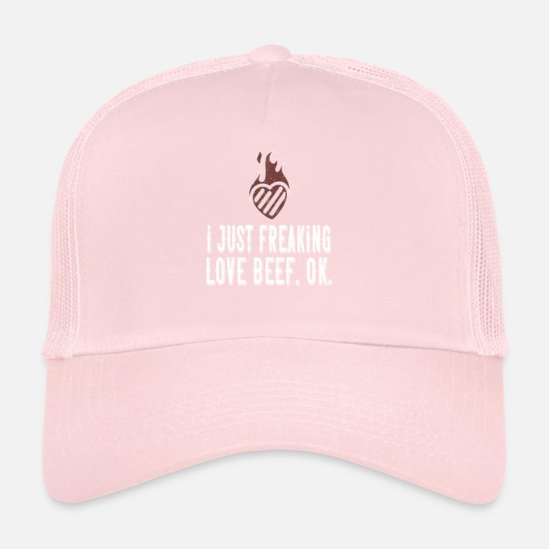 BBQ grilled beef lover tee Trucker Cap