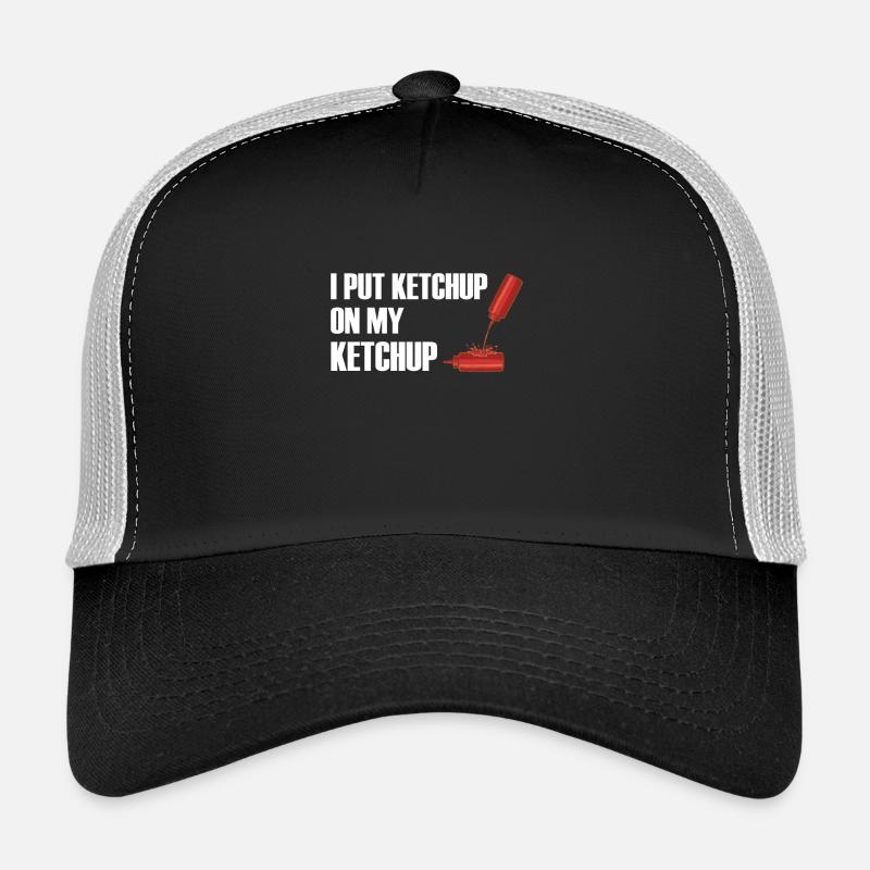 Ketchup gift for Ketchup Lover - Trucker Cap - black/stone grey