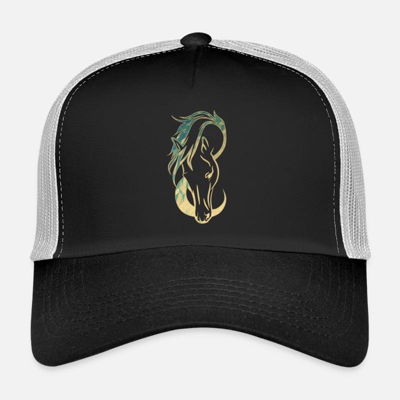 cheval géométrique Casquette trucker 
