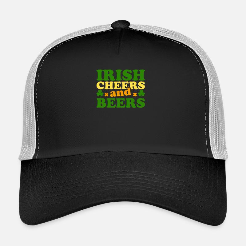 Irish Cheers And Beers Saint Patrick's Day Trucker Cap