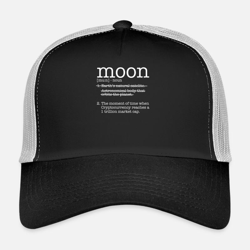 Cryptocurrency Moon Definition Blockchain Currency Trucker Cap
