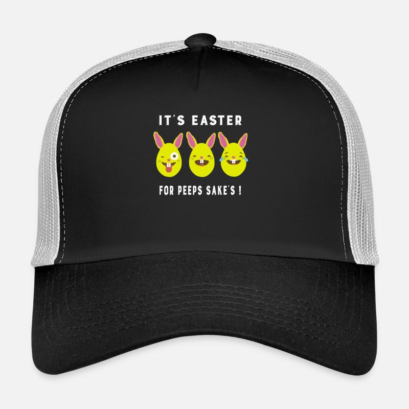 Oeufs de lapin Emoji C'est Pâques pour Sake Peeps Casquette trucker 